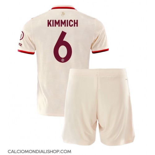 Maglie da calcio Bayern Munich Joshua Kimmich #6 Terza Maglia Bambino 2024-25 Manica Corta (+ Pantaloni corti)